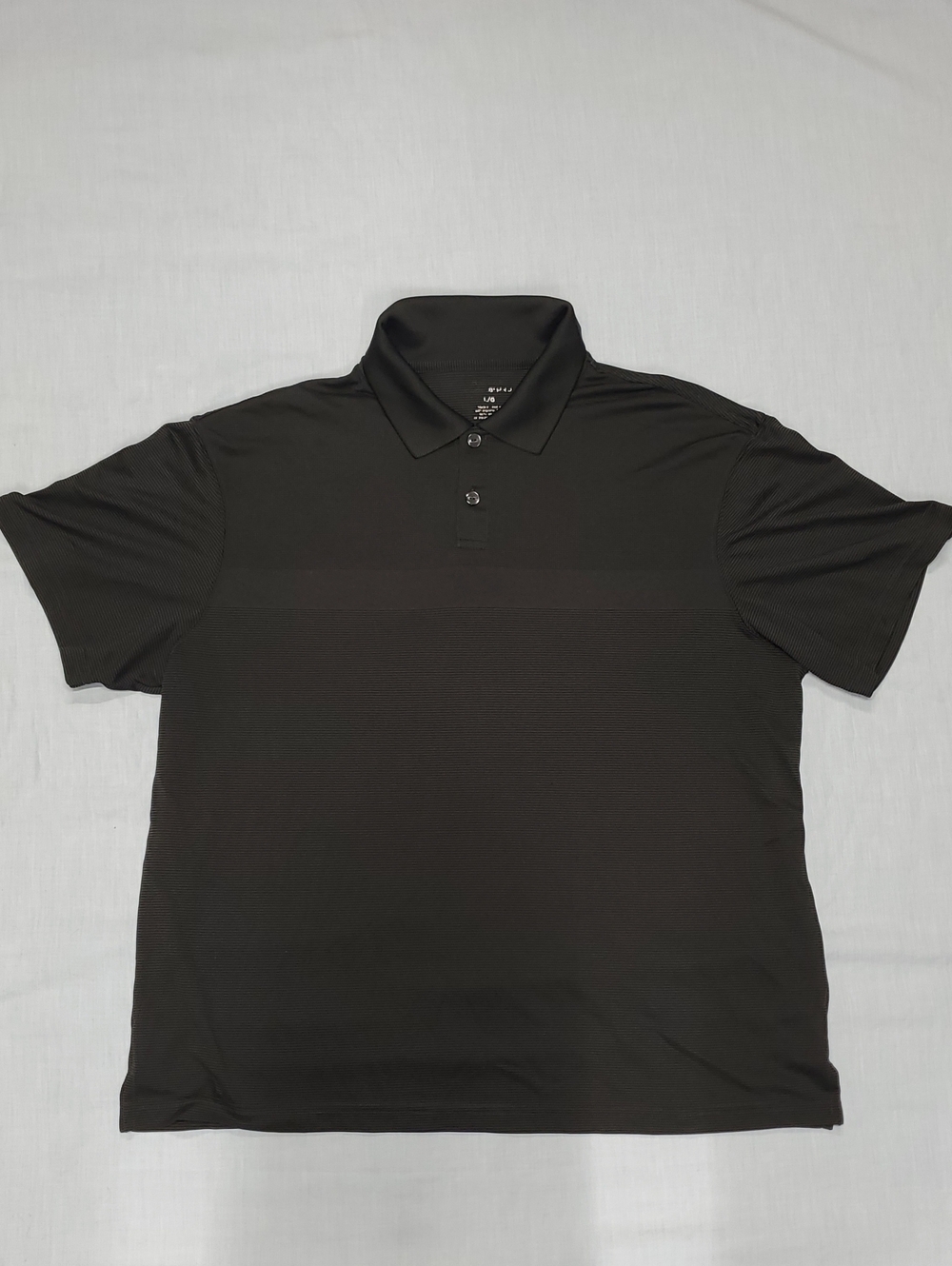 Men's Black Polo Shirt with Classic Collar #183